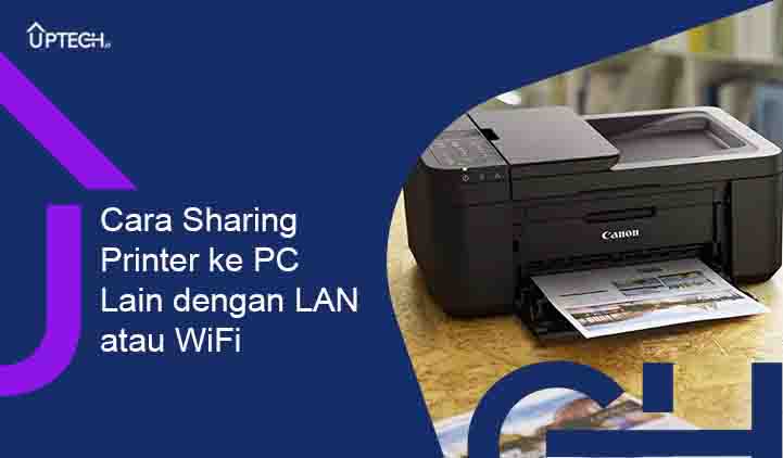 Cara Sharing Printer dengan Kabel LAN WiFi di Windows 7 8 10