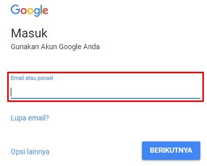 cara mengganti password gmail