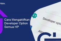 Cara Mengaktifkan Developer Option