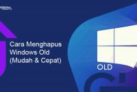 cara menghapus windows old